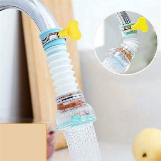 Kitchen Shower Splash Fan Faucet With Clip Water-saving Filter