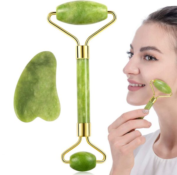 Flawless Jade Roller With Guasha