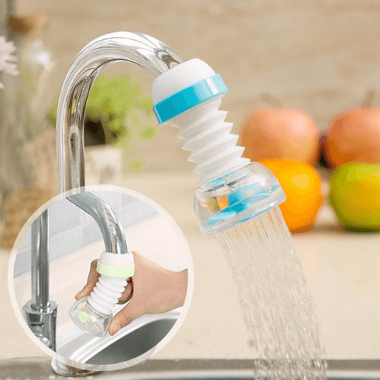 Kitchen Shower Splash Fan Faucet With Clip Water-saving Filter