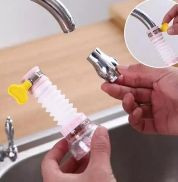 Kitchen Shower Splash Fan Faucet With Clip Water-saving Filter