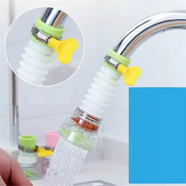 Kitchen Shower Splash Fan Faucet With Clip Water-saving Filter
