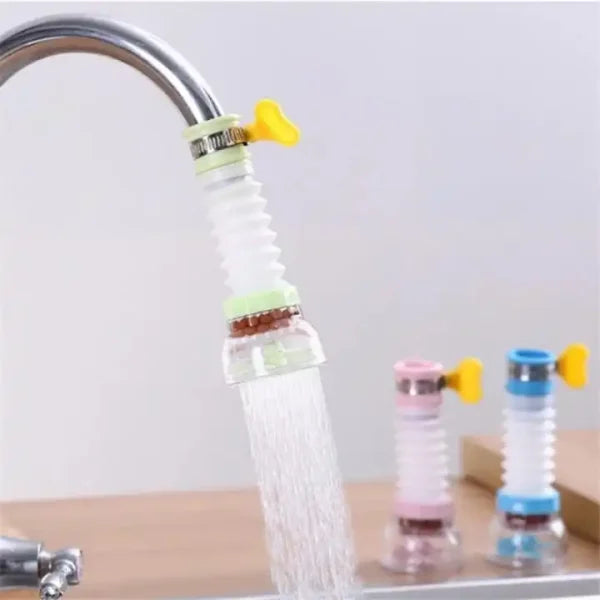 Kitchen Shower Splash Fan Faucet With Clip Water-saving Filter